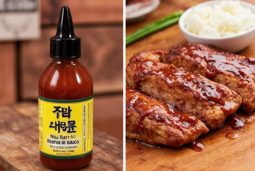 Lineup of Korean BBQ Sauces