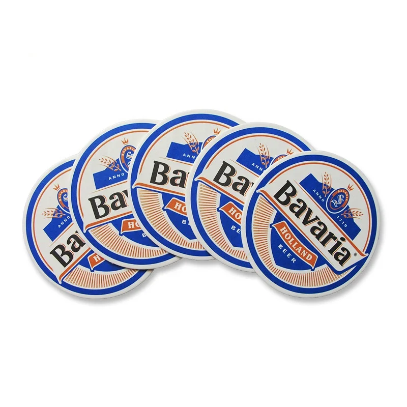 High Quality printing hot sale competitive absorbing Paper beer Coaster CMYK printing coaster for wholesale drink coaster