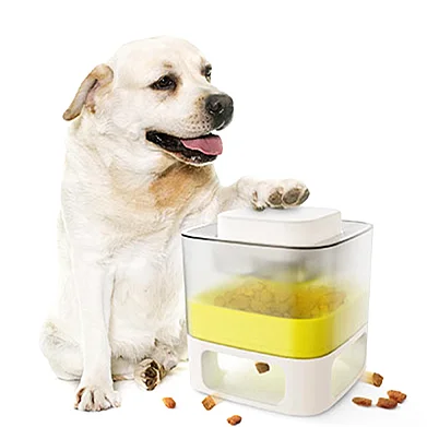 

New Product Listing Pet Square Food Device Dog Training Eating Toy Pet Products Smart Pet Dog Automatic Feeders