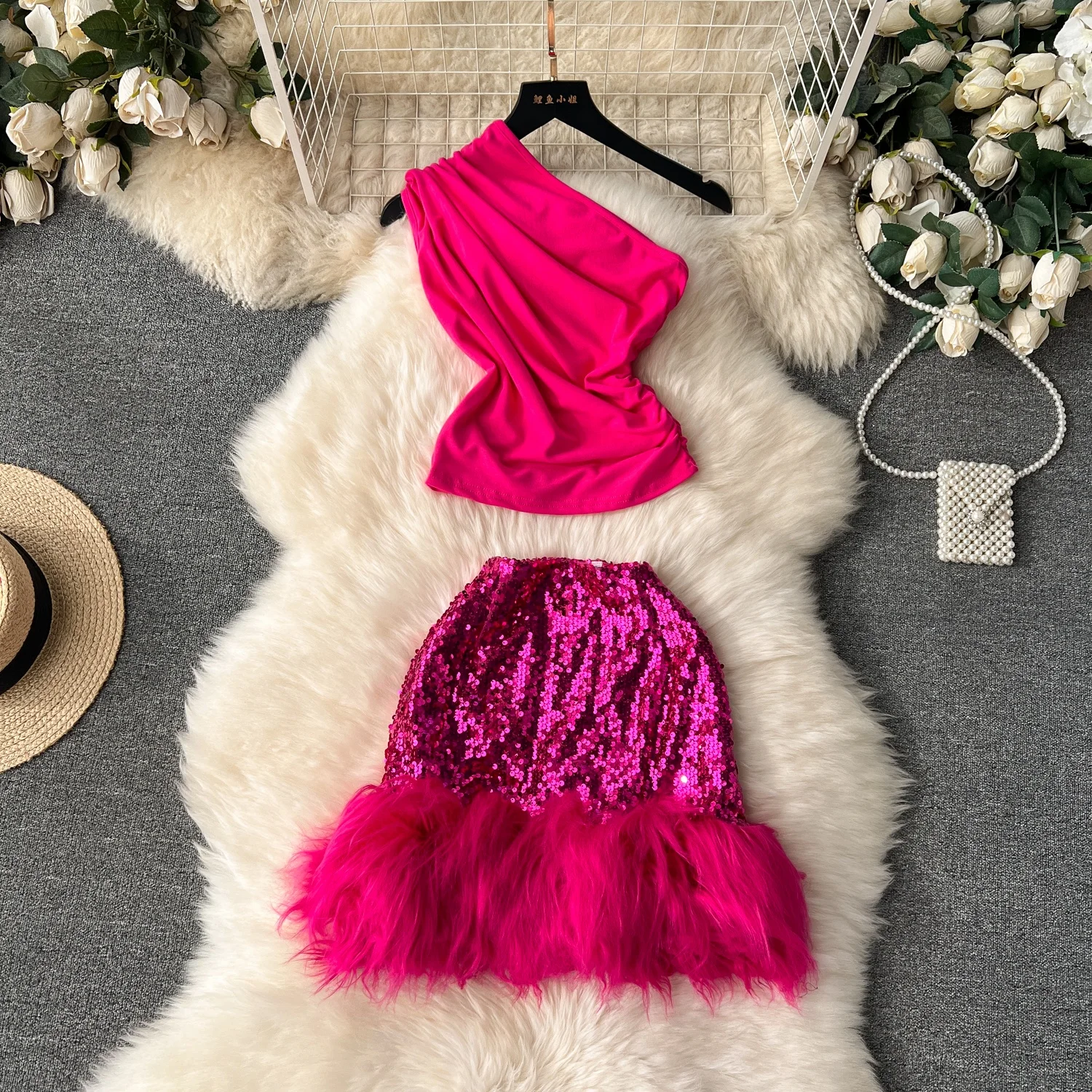 

Women's Sets Autumn Full Sleeve Tops Casual Skirt Set Clothing Wholesale