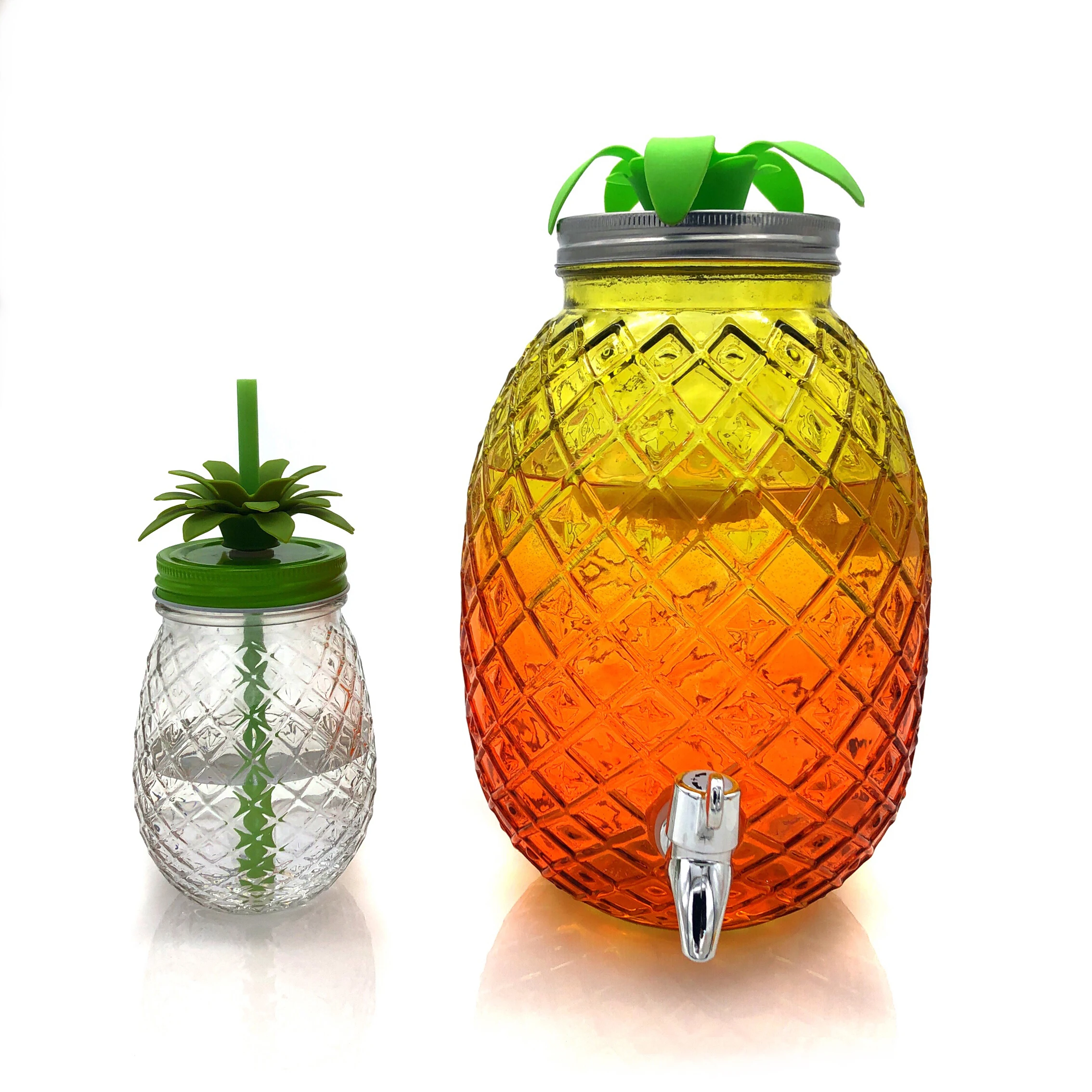 Yorkshire 1gallon 2 gallon 4L 5L 8L glass mason jar water beverage