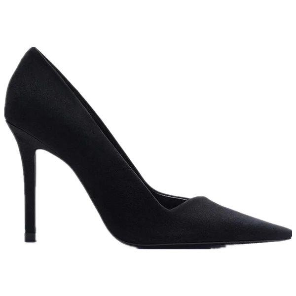 

New arrivals styles fashion for women wholesale summer black Thin heel tip ladies