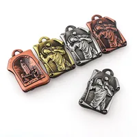 

Saint Joseph Medals & Our Lady of Lourdes Charms Fatima Pendants For Key chain Religious Necklace Accessories