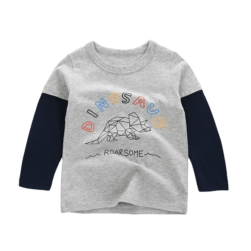 

Spring and Autumn New Cross-border Children's Cotton Long Sleeve T-shirt