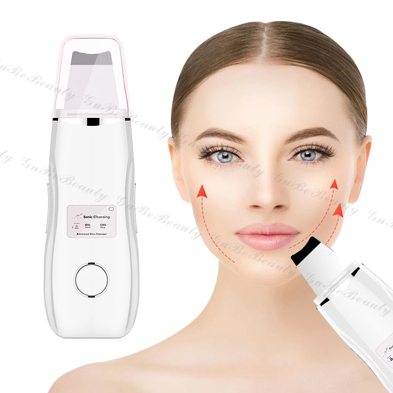 

Gubebeauty high quality multifunctional facial skin scrubber powerful skin scrubber device to cleansing for home with FCC&CE, Customized