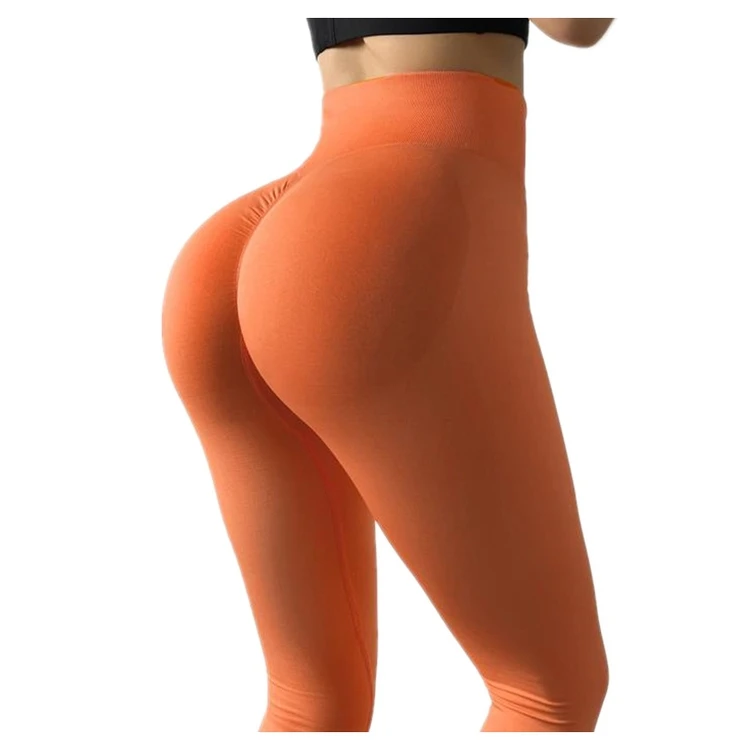 

2021 high quality hot sale Solid color elasticity Gym Leggings For gym fitness, Red, gray, green, pink, orange khaki or custom