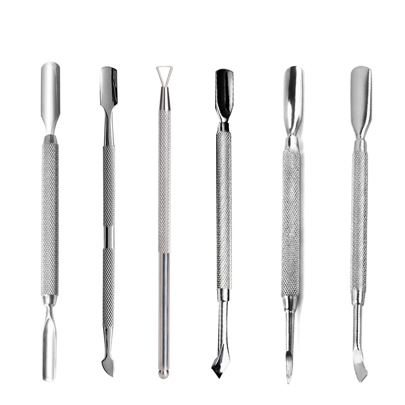 

Professional Stainless Steel Dead Skin Push Double-ended Remover Cutter Trimmer Nipper Callus Skin Cuticle Pusher