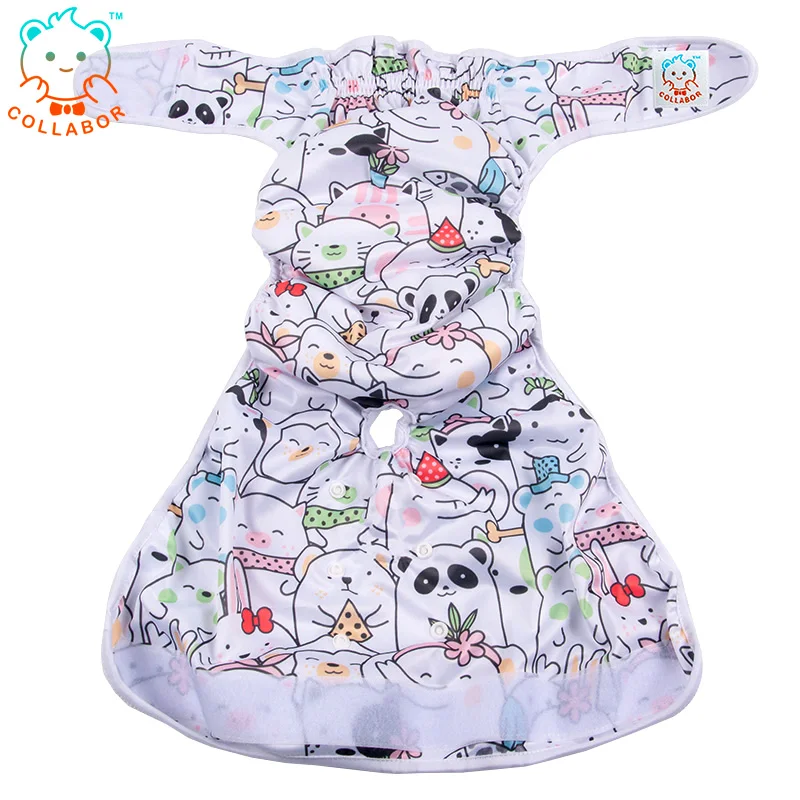 

COLLABOR Yorkshire Terrier Diaper For Dogs Hot Cooker Dog Diapers Super Absorbent 3 Packs Washable Diapers For Dogs, Solid, print, digital print