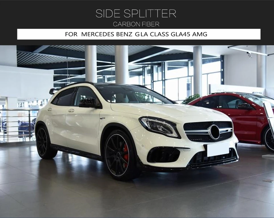 Full Carbon Fiber Gla45 Side Splitter For Mercedes Benz Gla Class Gla45 Amg 15 19 Buy Gla45 Side Splitter Gla45 Side Splitter For Mercedes Carbon Fiber Gla45 Side Splitter Product On Alibaba Com