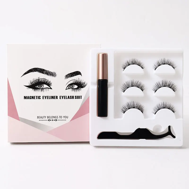 

3D volume magnetic lashes Best Seller Magnetic Lashes 100% handmade magnetic lashes