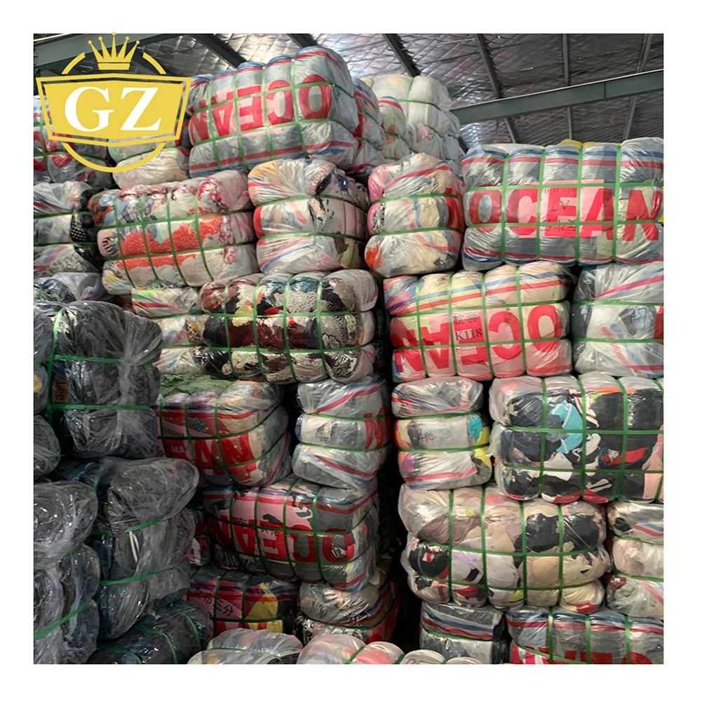 

GZ Factory Outlet Baju Second Used Clothing Bales Clothes, Materials From Developed Cities 45 Kg To 100 Kg Used Clothes, Mixed color