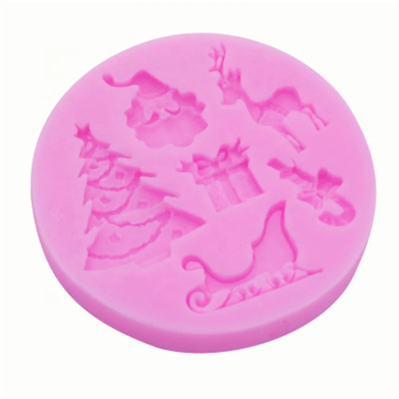 

Silicone Christmas Tree Round Cake Molds, Pink