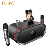 

RHM factory Hot Selling BT/TF/USB/AUX/Display Professional Portable Karaoke Speaker