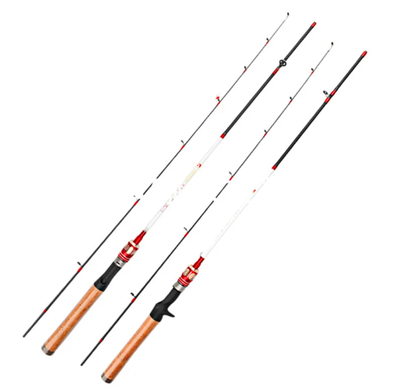 

1.98M Ultra Light Lure Weight 2-10g Cork Handle Carbon Fiber Spinning Casting Fishing Rods