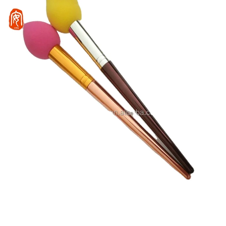 

Free Christmas gift bag High Quality Portable Cosmetic Foundation Brush Custom Logo Private Label Make up brush, Picture color