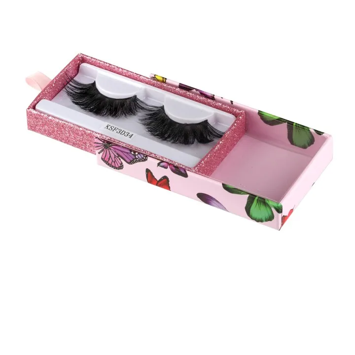 

Worldbeauty eyelash private label real mink manufacturer, Black