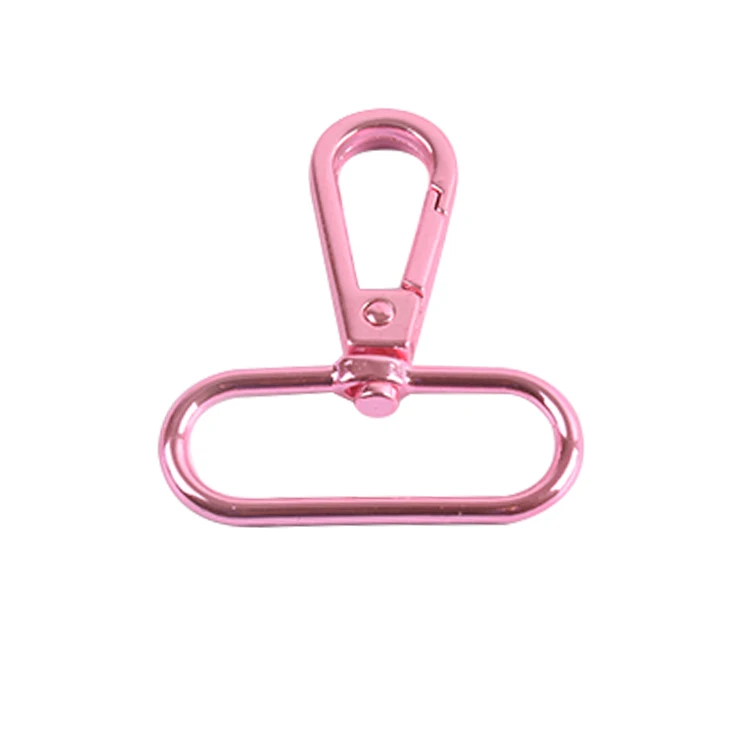 

New Style Pink Snap Hook Luggage Bag Buckle Swivel Snap Hook Spring Buckle