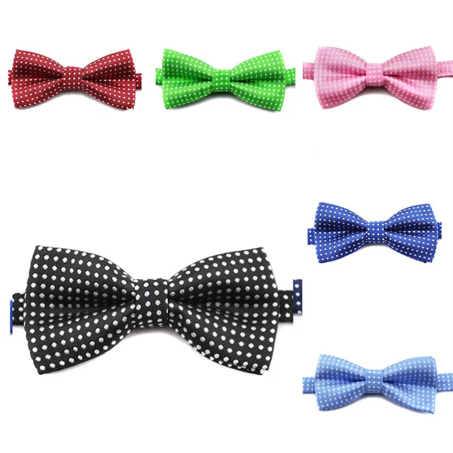 

Dropshipping Pet Dot Neck Bowknot Small Dog Cat Collar Accessories Adjustable Dog Bow Tie