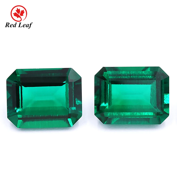 

Redleaf Jewelry price per carat synthetic gemstone hydrothermal colombian stone lab grown emerald