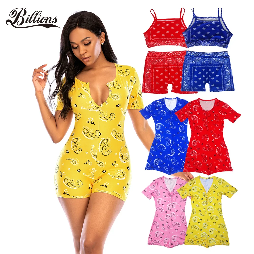 

Top Sale Cheaper Women Sleepwear Sexy Drink Short Sets Plu Size Girl Night Wear With Pant Set, Picture shows