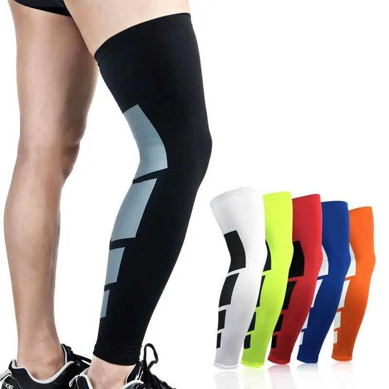 

Breathable Compression Warmer Leg Sleeve Elastic Calf Support For Sport Protection, 6colors