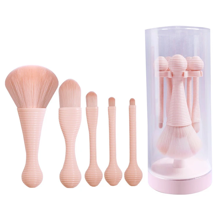 

beauty colorful pink makeup brush set 2018 cosmetic