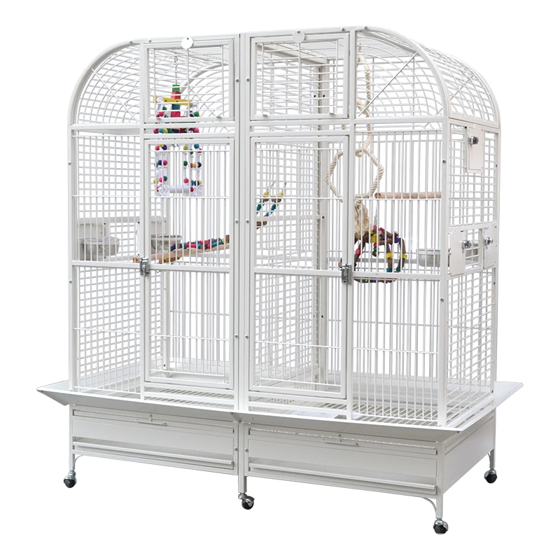 huge parrot cage