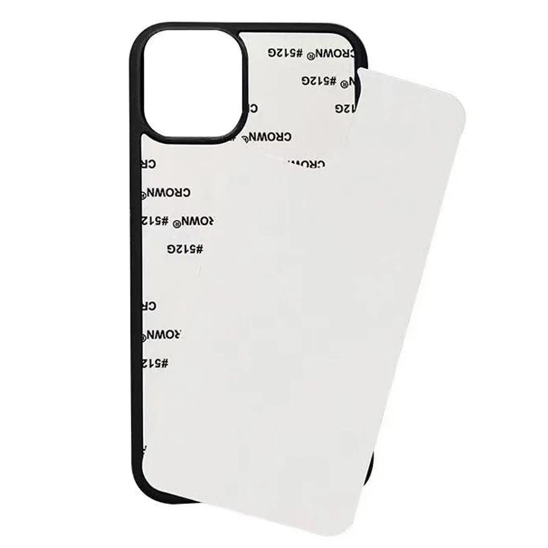

Cell Phone Case Blank Sublimation TPU PC With Aluminum Sheet Sublimation Blanks For iPhone 12 pro max For iPhone13