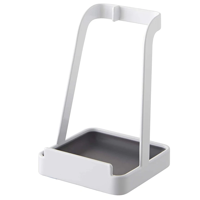 

Hot Sale Cabinet Pot Lid Holder Multipurpose Spatula Pad Spoon Rest Holder Durable Lid Stand For Ipad Utensils in Kitchen