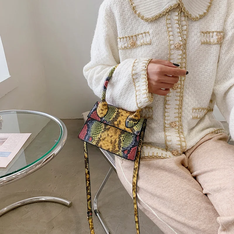 

2021 Stone Pattern One-shoulder Portable Ladies Bags Women Branded Handbag Luxury Women Hand Bags, As picture