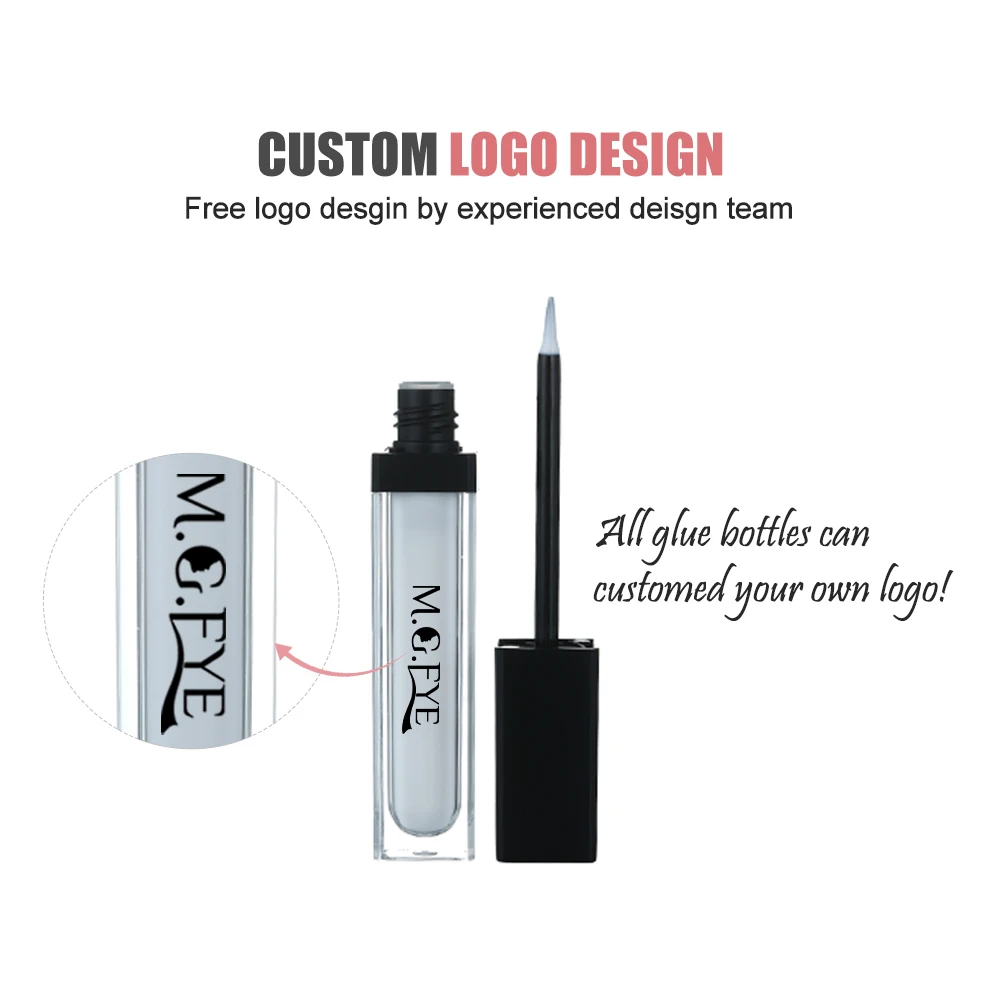 
New with Waterproof Brand Label Free Latex Strong Strip Lash Glue Pink Premium Eyelash Glue 