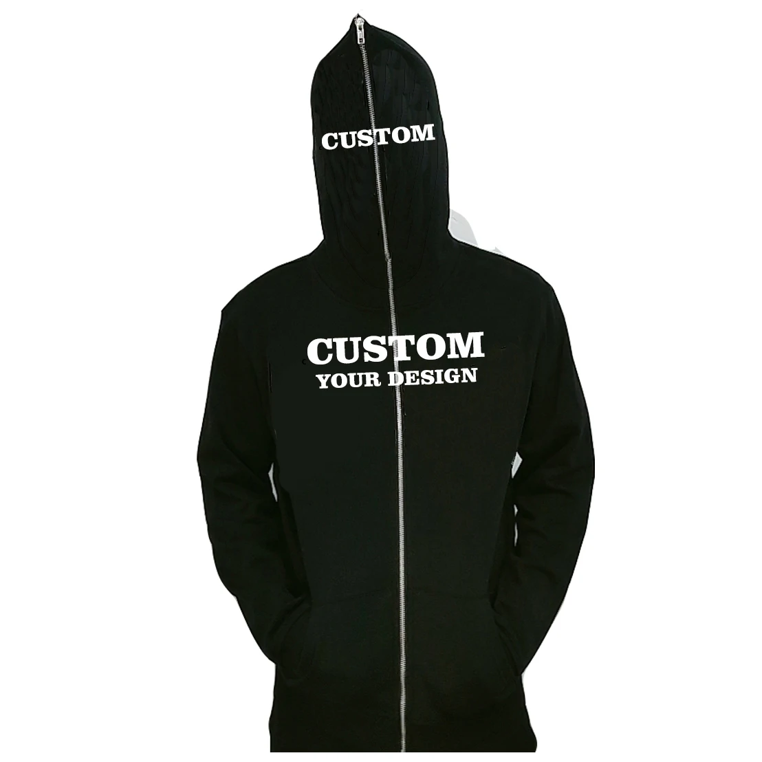 

Manufacture custom logo 100% cotton unisex sweatshirts french terry casual men full zip up hoodie Skull Rhinestone, Picture shows