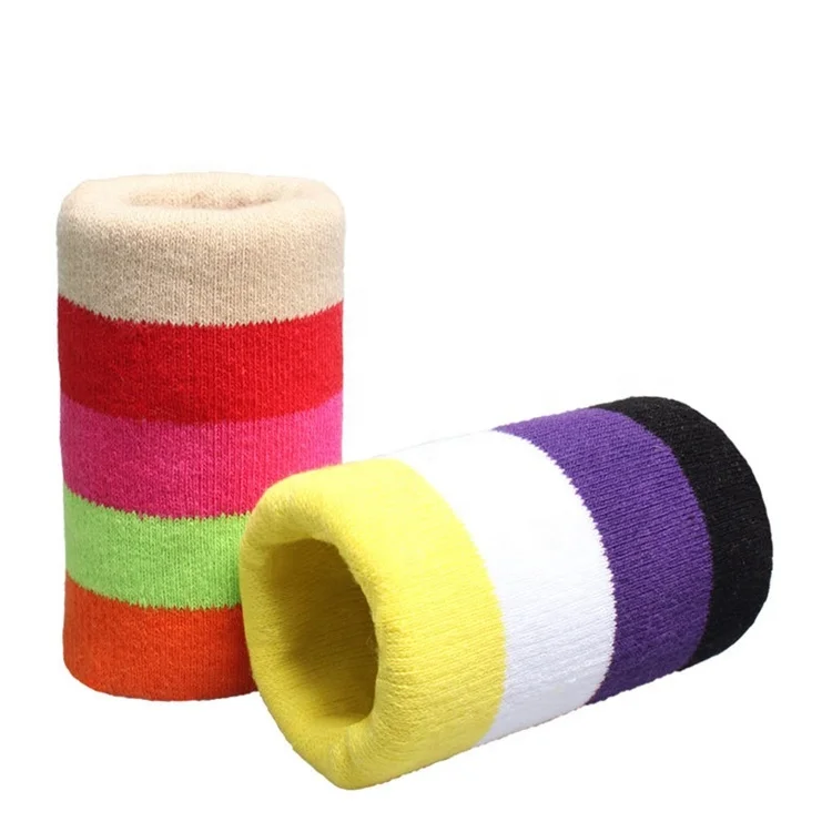 

Colorful Rainbow Candy Colored Sports Protector Fittings Wrist Guard for fitness and sports, Red, white, yellow, blue, green, white, black, pink, purple, orange