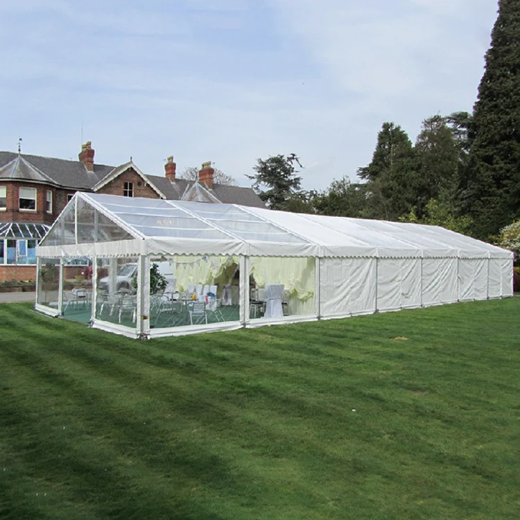 

20x40m high quality transparent aluminum wedding party events tent for sale, White or customized