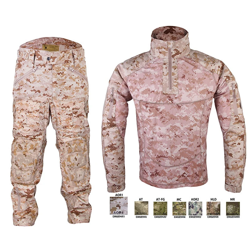 

Emersongear Outdoor Waterproof All-weather Combat Uniform Military Uniform Army Camouflage Combat Uniform, Mc/at/at-fg/aor1/aor2
