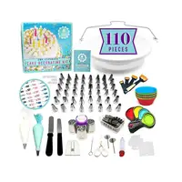 

cake piping nozzle with cake turntable,icing spatula ect cake tools