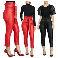 

YC00010 Factory Direcct Price New Fashion New Design Classy Women's PU Pants