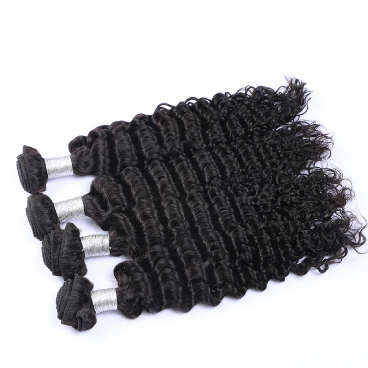 

deep wave bundles with frontal human hair with closure wholesale hair bundles human bulk