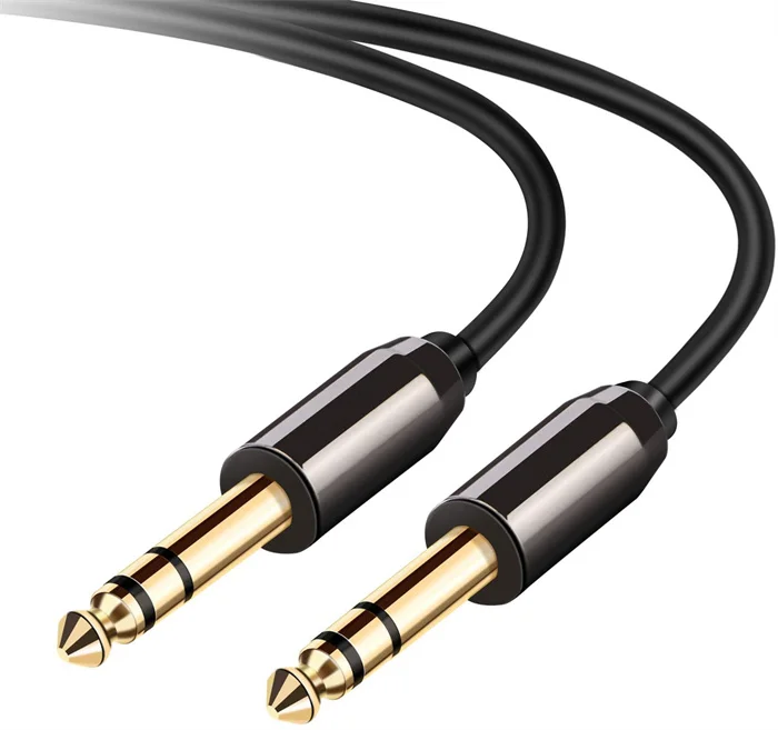 

Superior Quality 6.35 Male to Male Cable TRS 6.35MM 6.5MM Jack Guitar Cable with 6.35 mm Jack