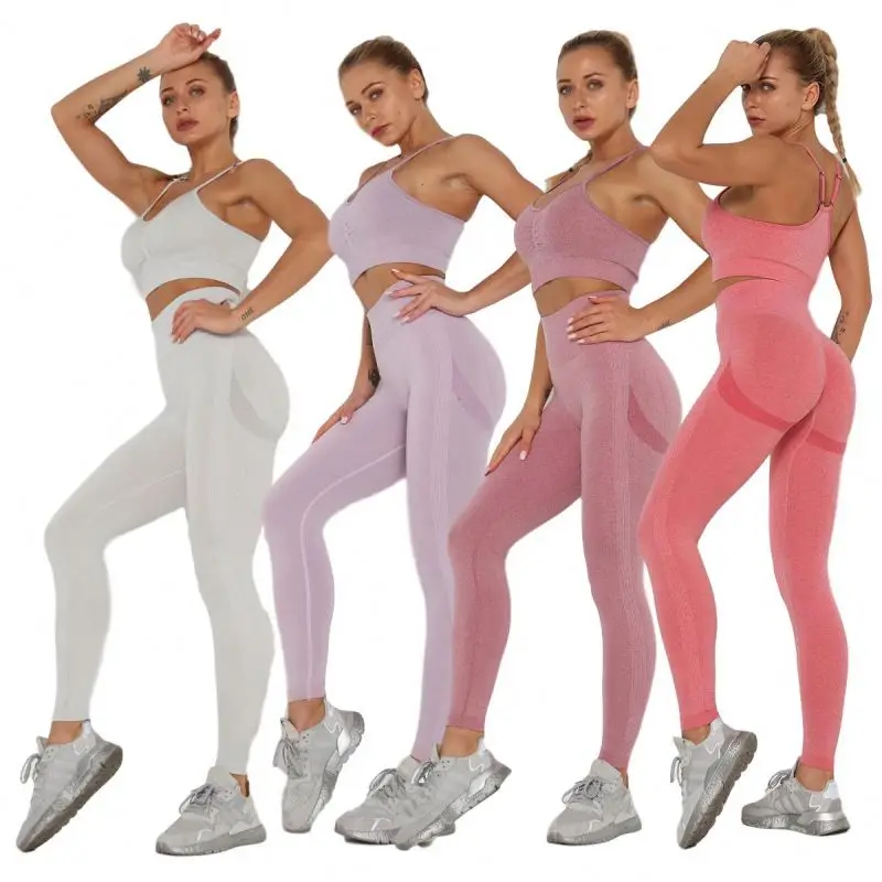 

Gym And Yoga Wholesale Fitness Set Organic Urban European Women Sport Clothing SETS 104