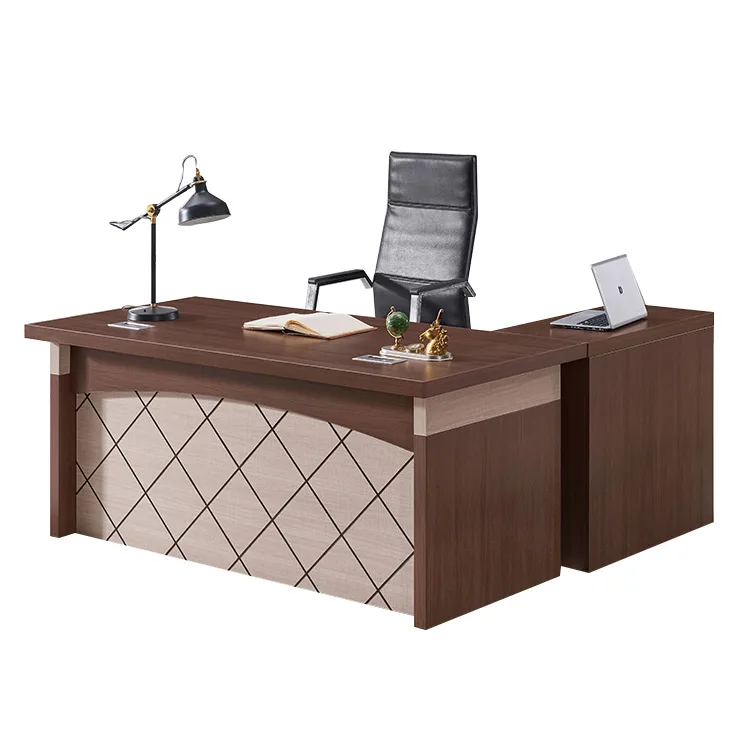 China Manufacturer Modern Luxury L Shaped Executive Desk Office