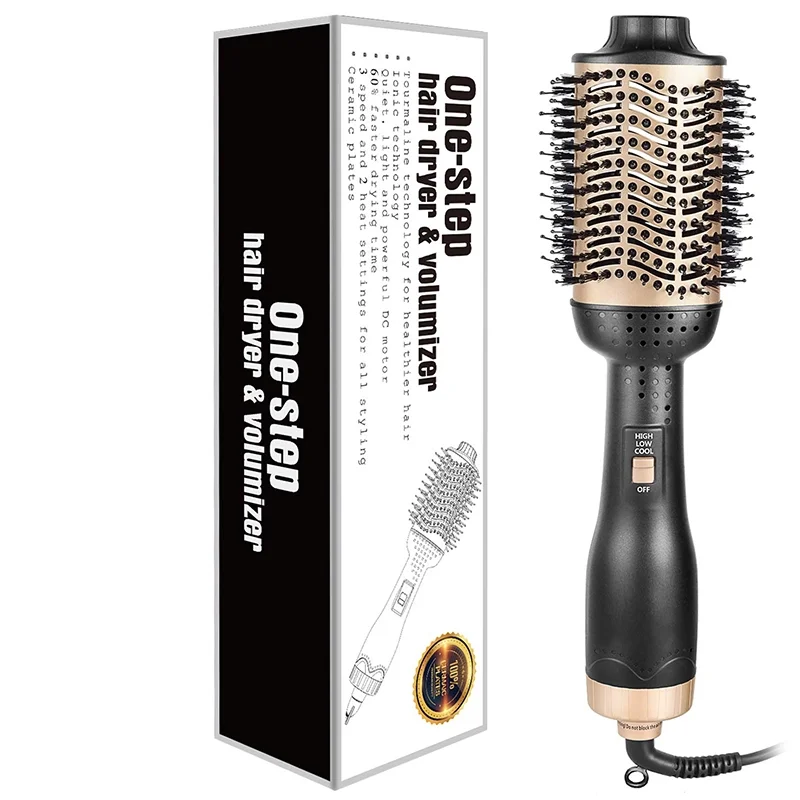 

1200w 3-In-1 Hair Dryer Brush One Step Hair Dryer Hot Air Blow Dryer Brush