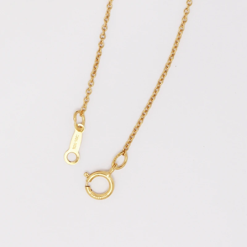 

DIY Accessories Gold Round Olive Necklace Chain 14K Gold Filled Finished Chain