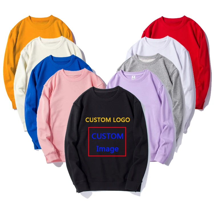

Wholesale Unisex customized printing jogging tracksuit sweatshirts custom printed high quality embroided logo pullover hoodie