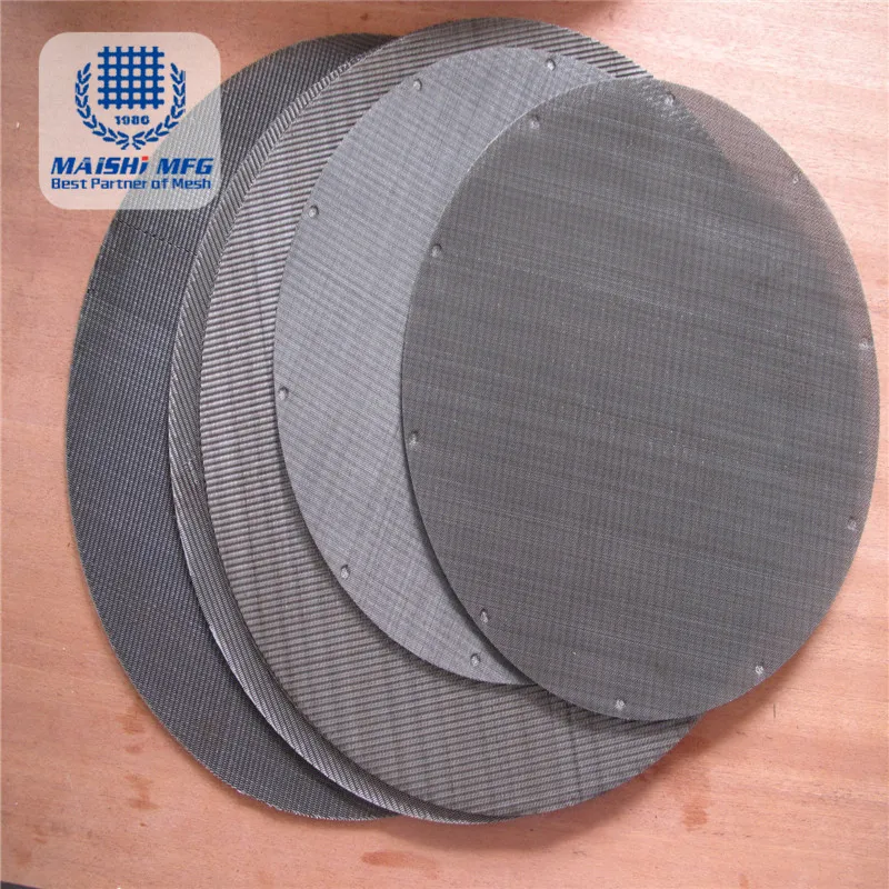Wire Mesh Extruder Screen Packs For Polymer Melt Filters Buy Wire