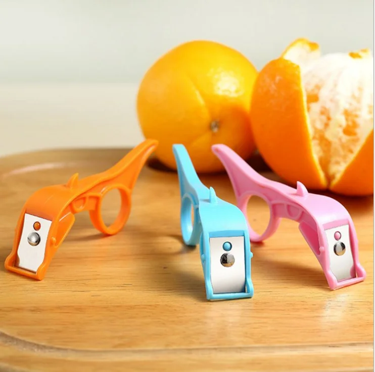 orange fruit peeler