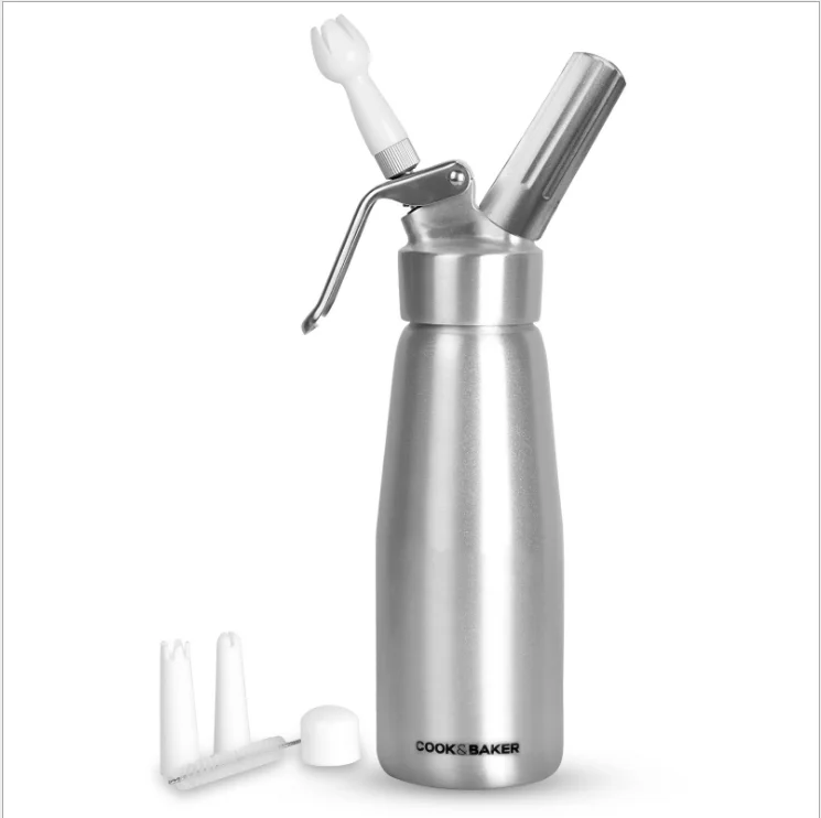 

Whipped Cream Dispenser - Professional Grade Whipped Cream Maker - 500mL Aluminum Whipping Siphon - Cream Whipper, Customized color