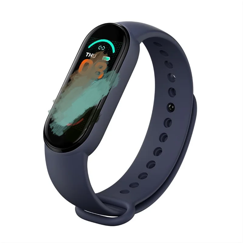

Sport Smartwatch M6 Band Bracelet Fitness Health Tracker Wristband Heart Rate Monitor Watch 2021 Smartwatch Waterproof