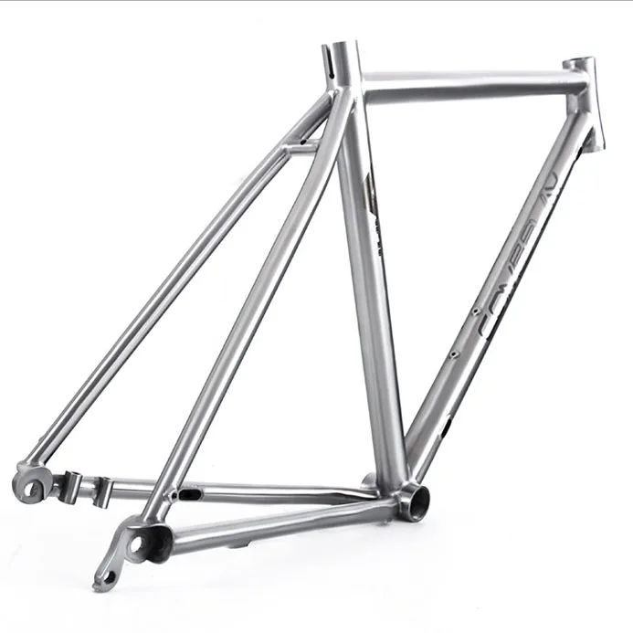 

thru axle flat mount disc brake titanium road bike frame, Drawing surface treatment/laser marking