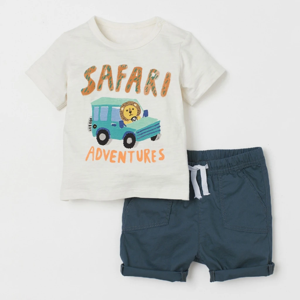 

Summer children's clothes suit boys two piece short suit casual cartoon baby clothing sets, Picture shows